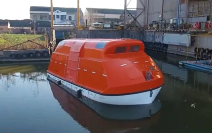 8.5m 150 Persons Partially Enclosed Lifeboat