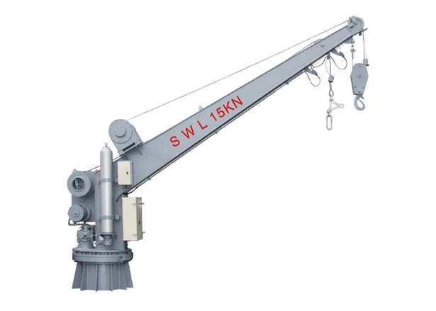 Single Arm Slewing Boat/Raft Davit & Crane